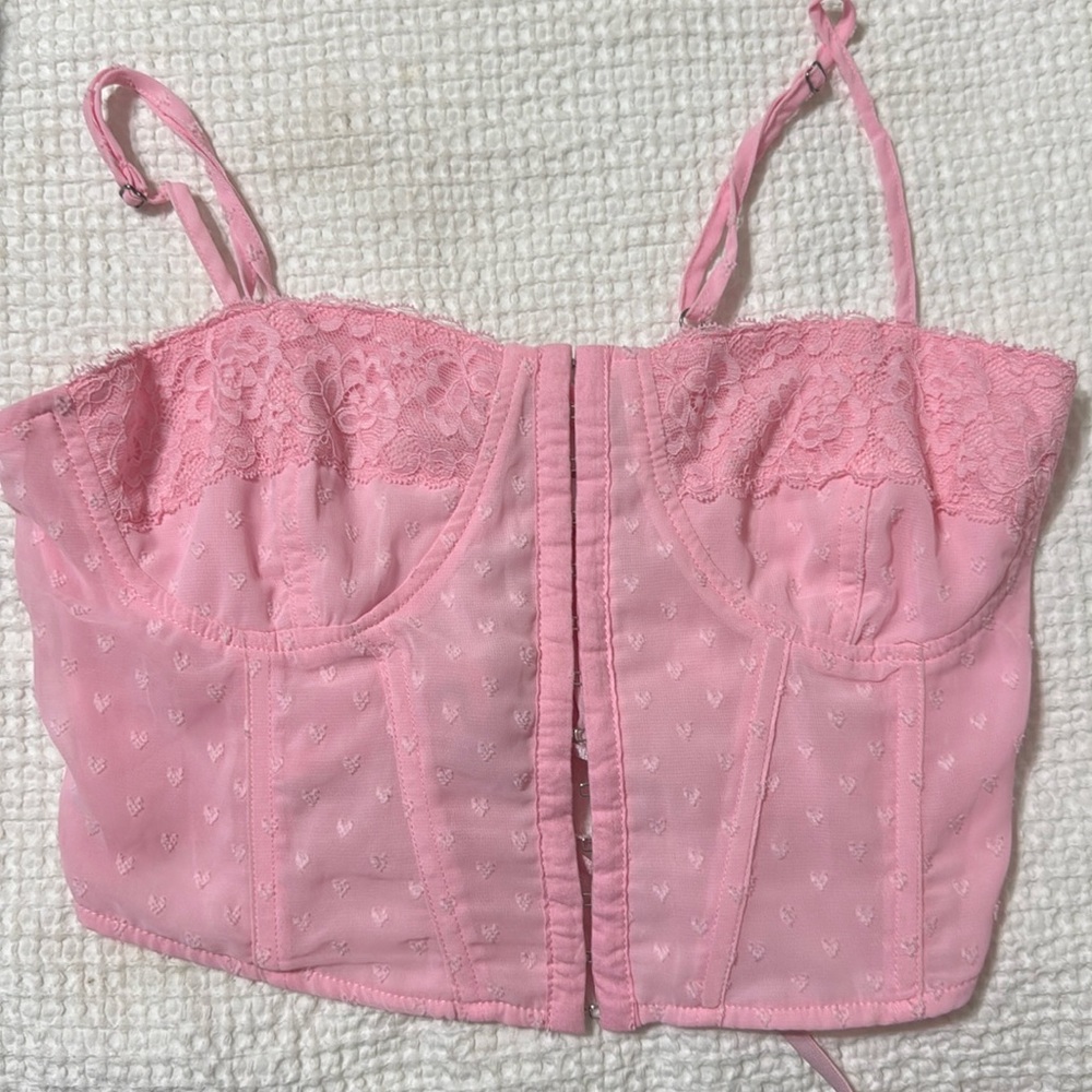 PACSUN corset top PINK